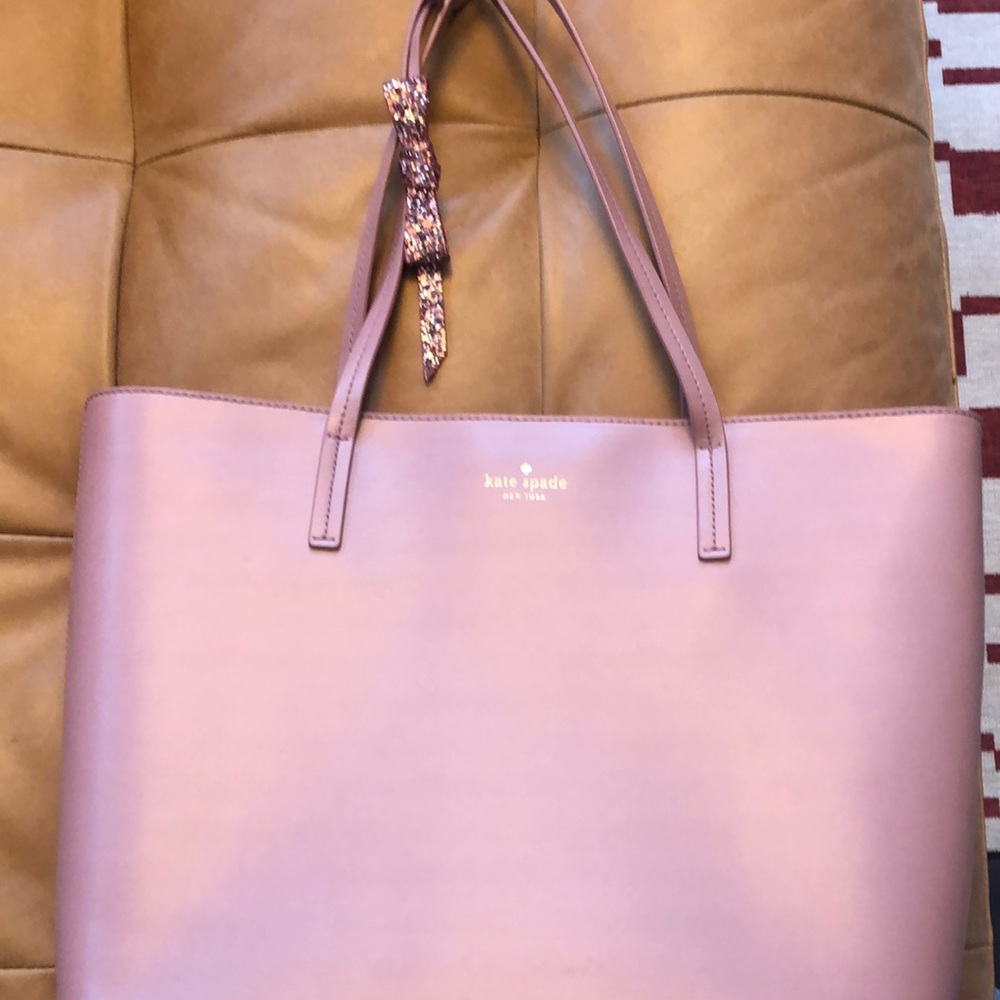 Kate Spade Pink Bag With Ribbon